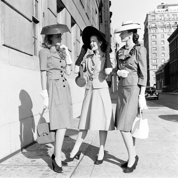 Những chiếc váy đầm của các cô nàng Pháp ở những năm 1940
